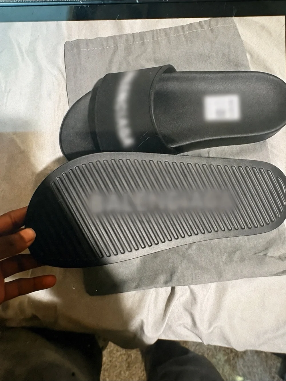 Men's Black Slide Sandals - Comfortable Everyday Slides